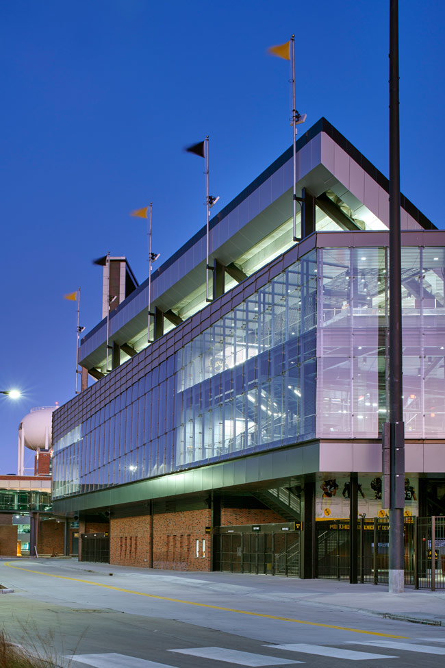 Kinnick Stadium Renovation, Iowa City, IA by Neumann Monson Architects. Photo © Cameron Campbell, AIA.