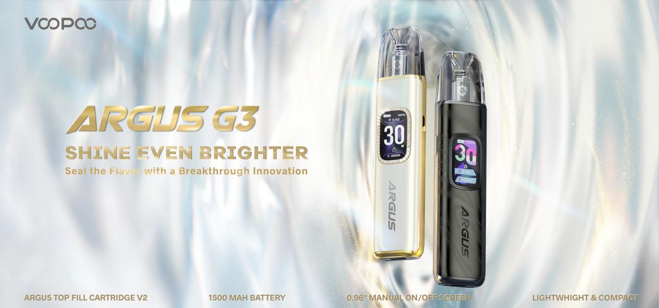 VOOPOO Unveils the Outshining ARGUS G3-A Revolutionary POD Device with Innovative Cartridge.jpeg