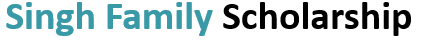Singh Family Scholarship