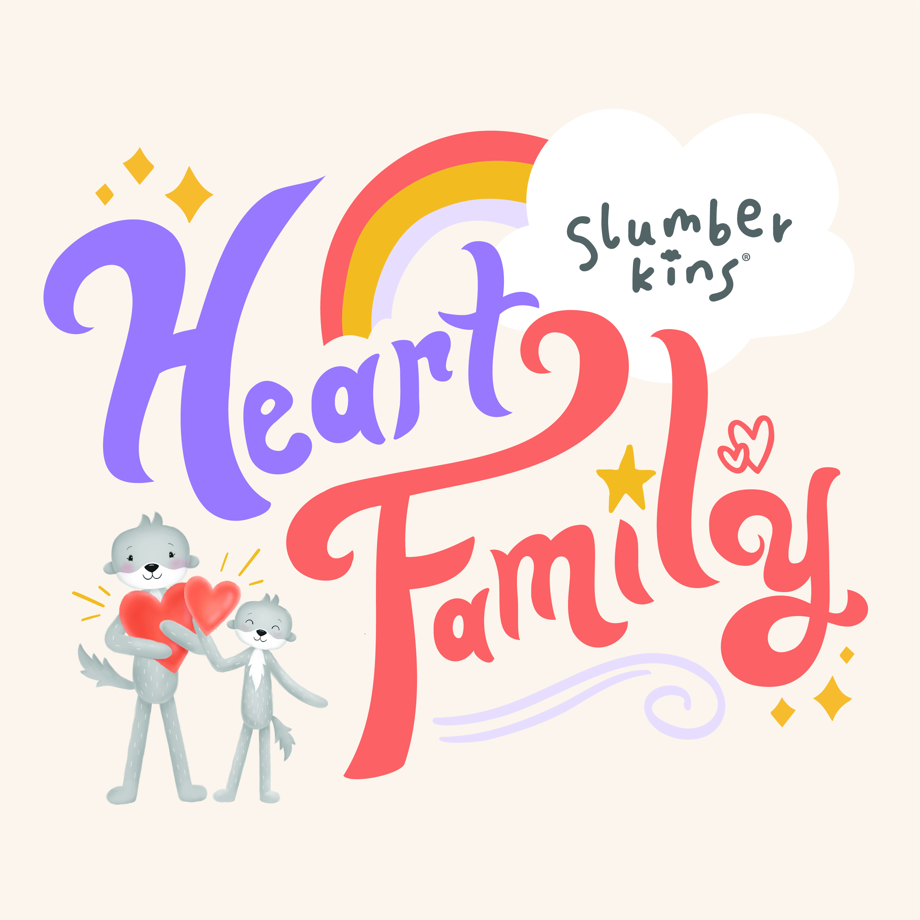 Heart Family graphic art for single song release