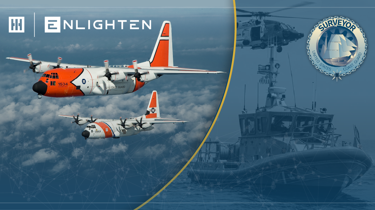 Enlighten achieves three-year “authority to operate” status on Integrated Data Environment known as SURVEYOR. Photos courtesy of U.S. Coast Guard.