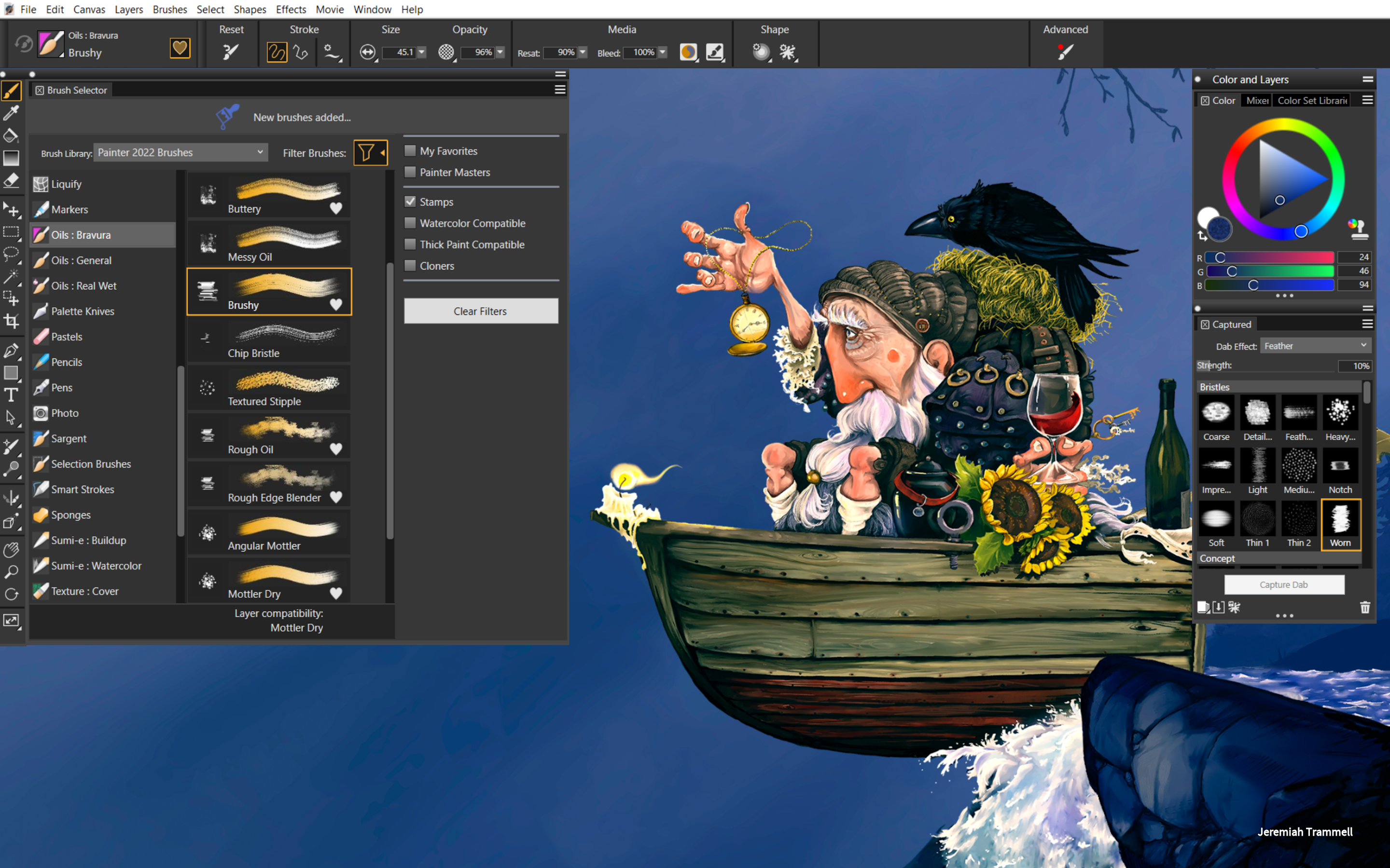 Painter 2022 Brush Selector_EN