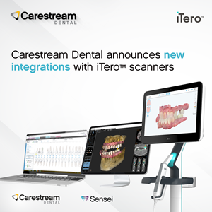 Carestream Dental announces new integrations with iTero scanners