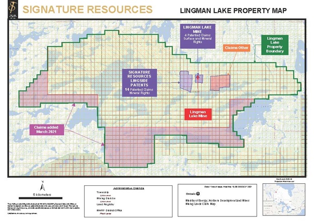 Lingman Lake Property Map