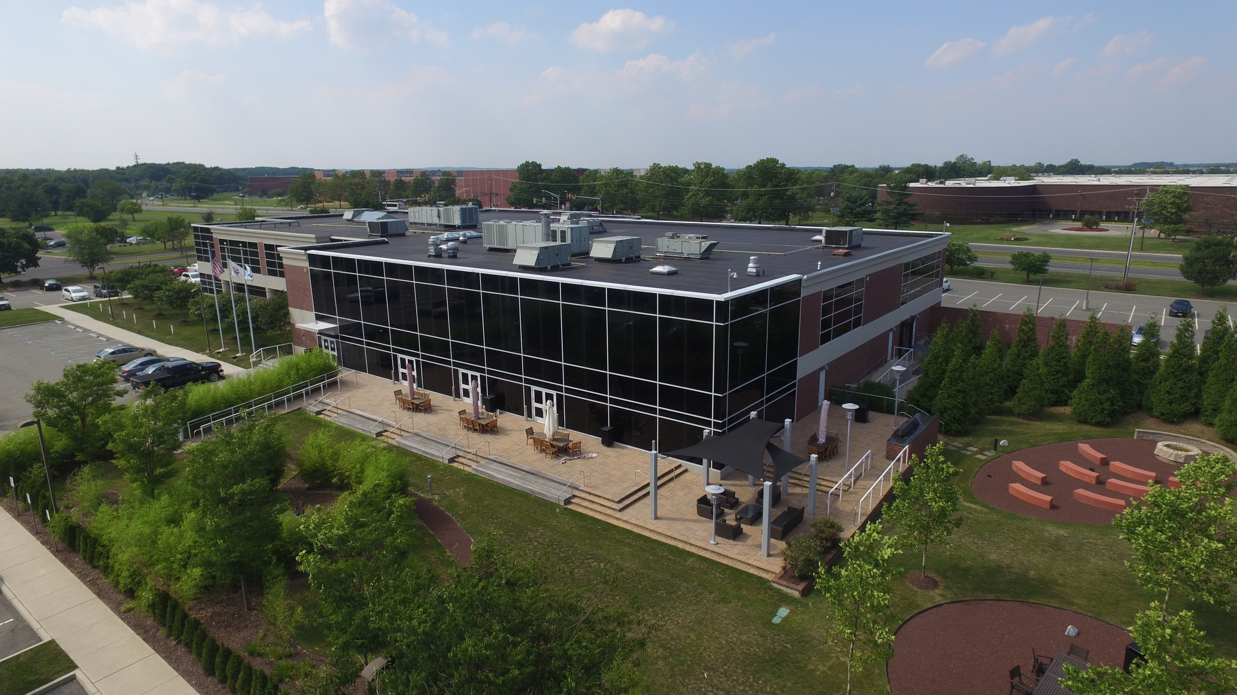 Infragistics' Innovation Lab is located in the company’s 74,000 square-foot New Jersey headquarters. The Lab is part of Infragistics’ $22M investment in converting a vacant, two-story warehouse into an open work environment. 