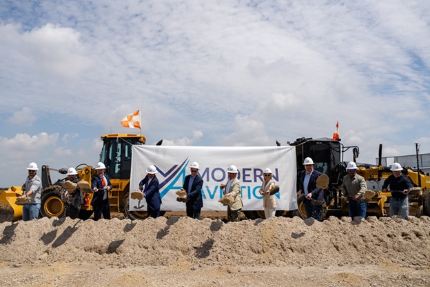 Modern Aviation Breaks Ground on Hangar Complex