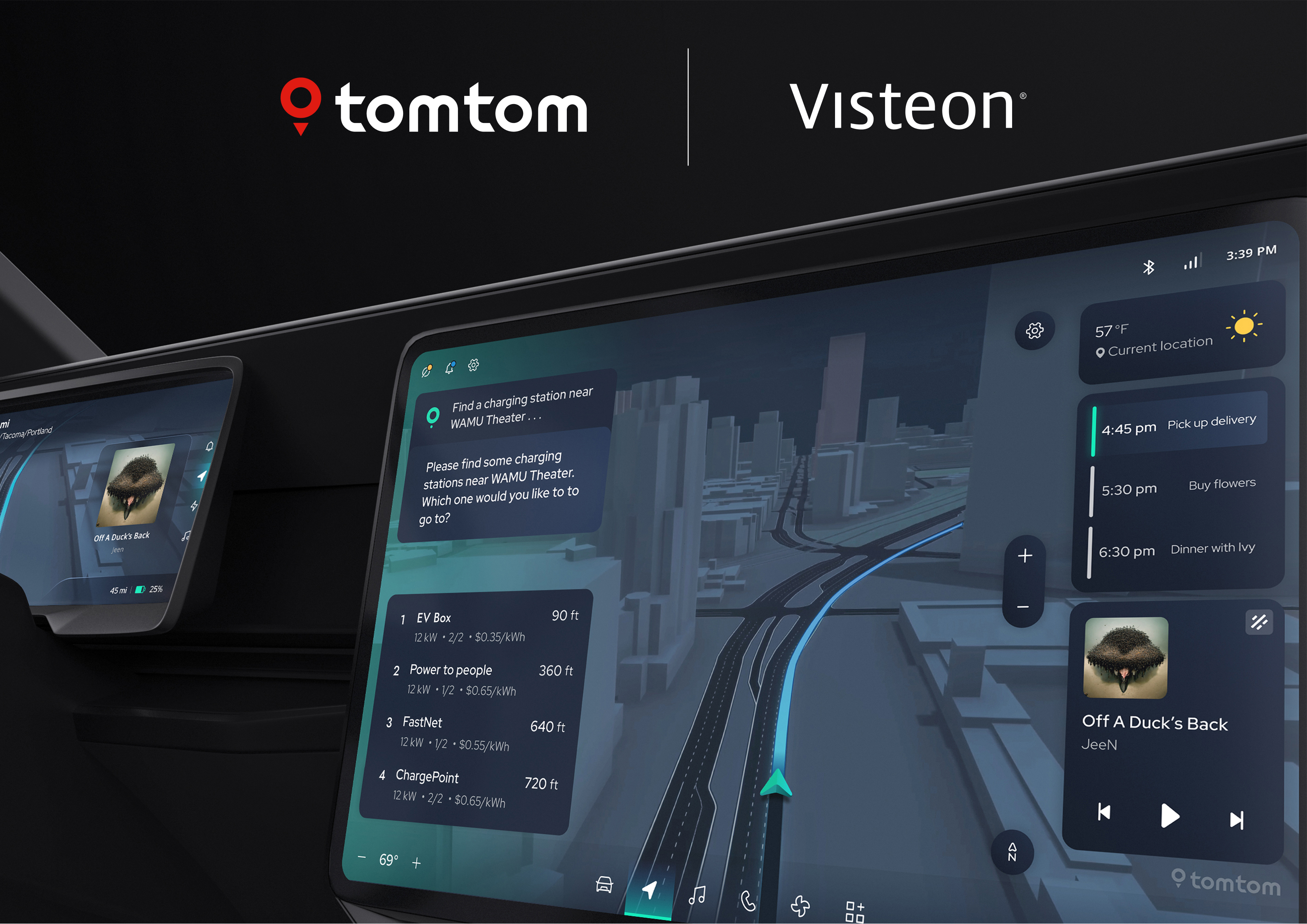 TomTom and Visteon Partner to Launch In-Car AI: PrivacyFirst, Onboard Conversational Navigation
