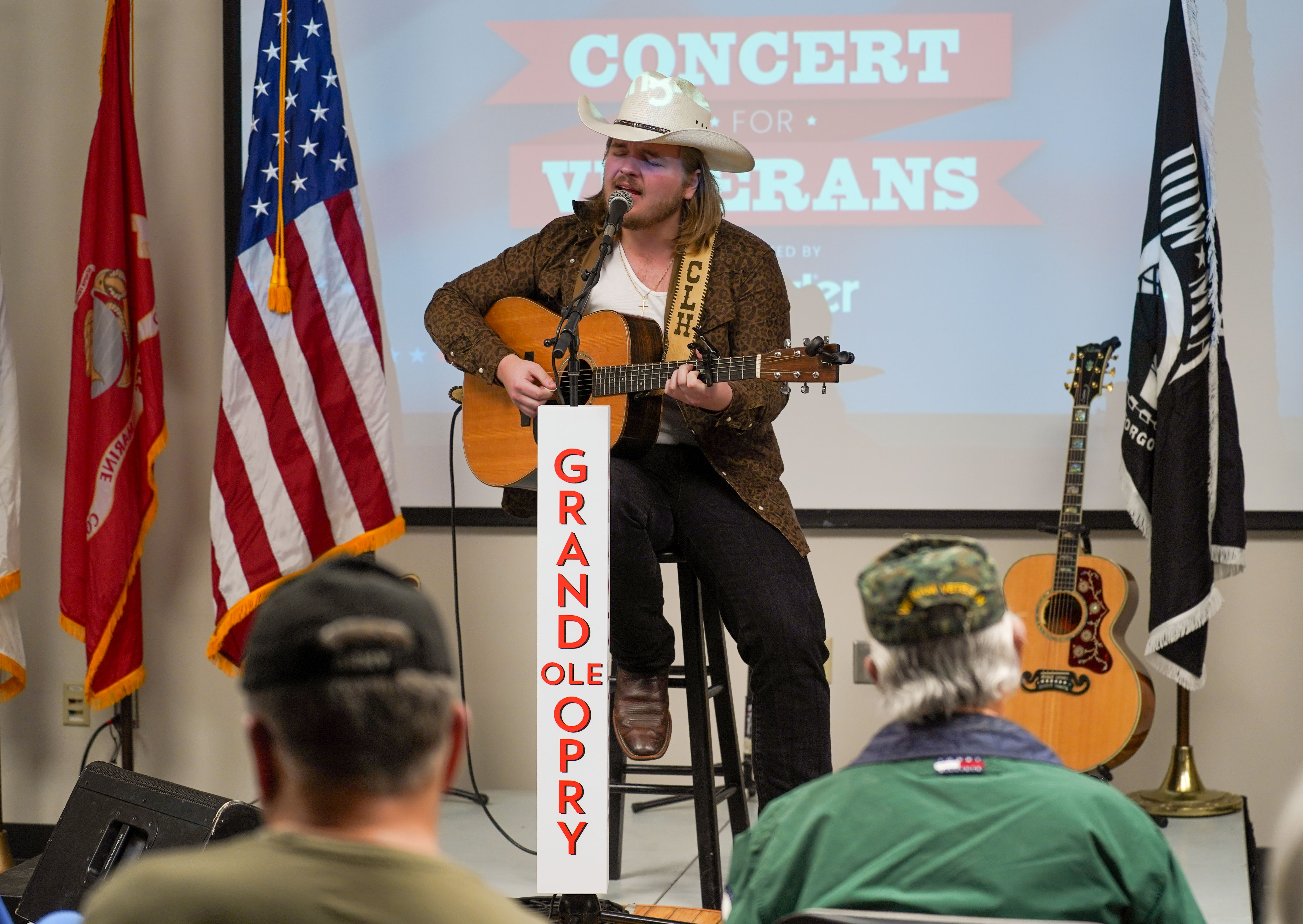 Caleb Lee Hutchinson at Musicians On Call's Concert For Veterans Presented by Wrangler