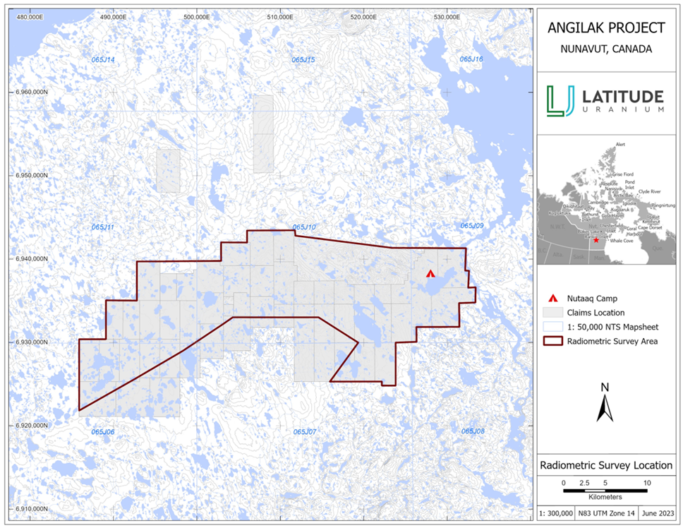 Radiometric survey coverage