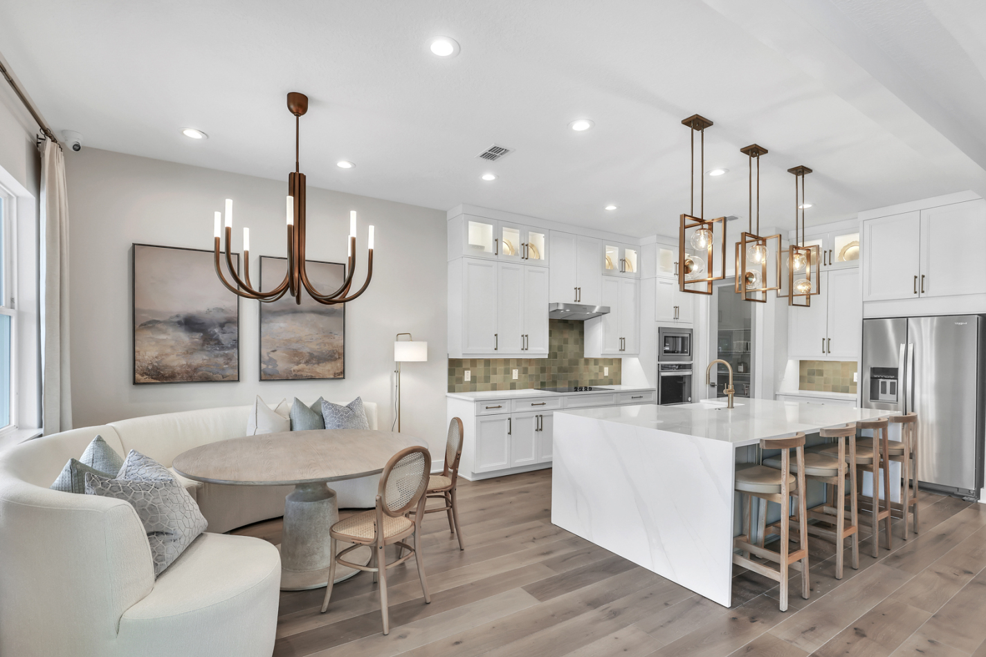 A new Toll Brothers luxury home community, Haven Oaks, is now open in Orlando, Florida.