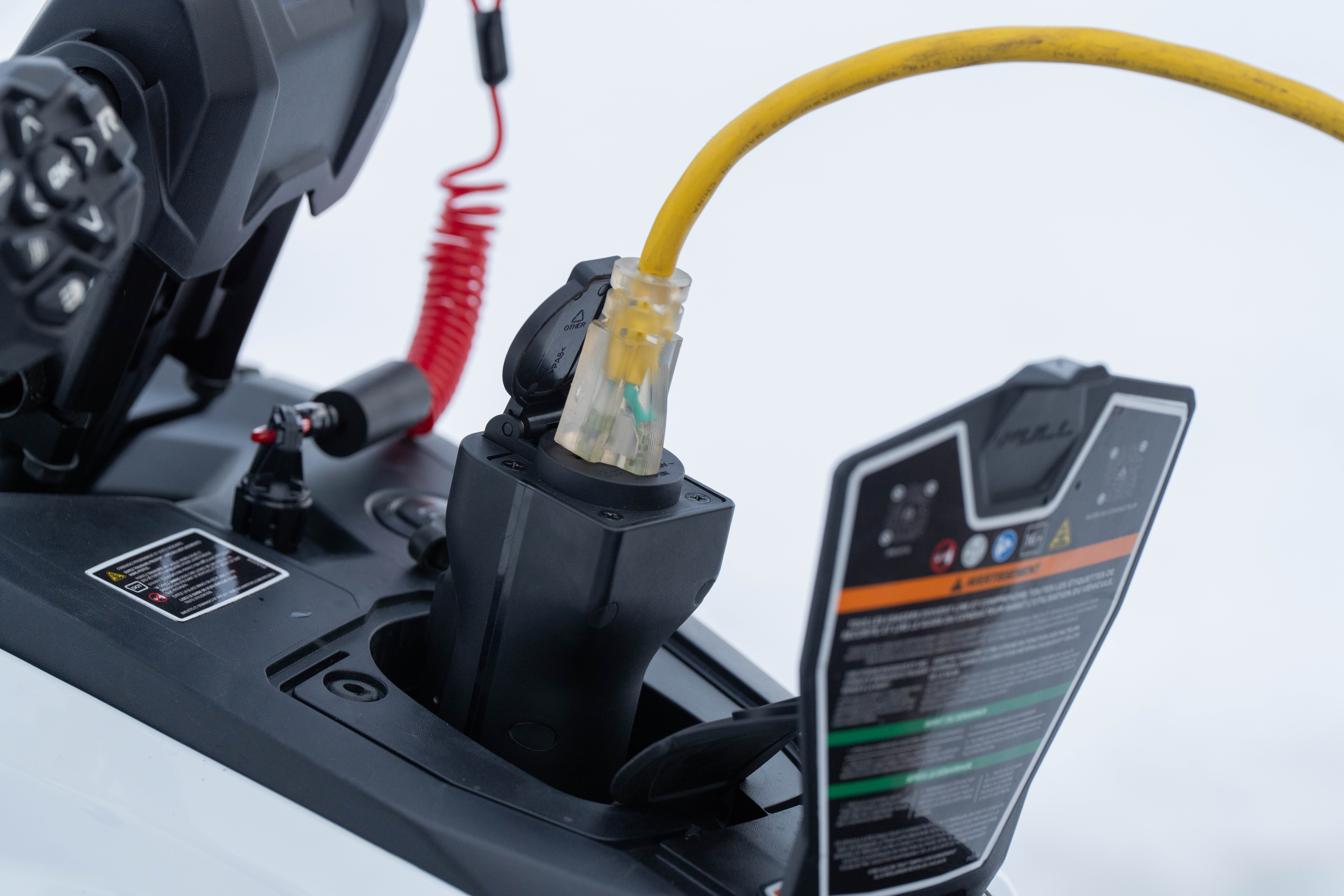 The Nomad Pro's onboard power system delivers up to 3kW of power.