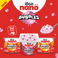 iÖGO nanö présente une expérience unique de yogourt avec son innovation Bulles