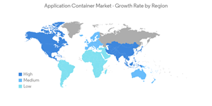 Application Container Market Application Container Market Growth Rate By Region