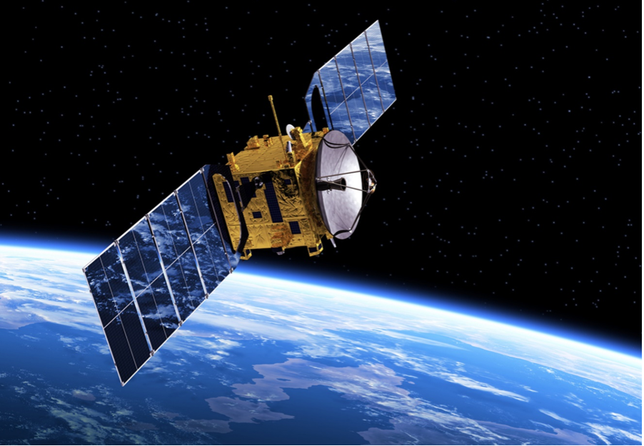 A satellite in low Earth orbit (Image credit- NASA)