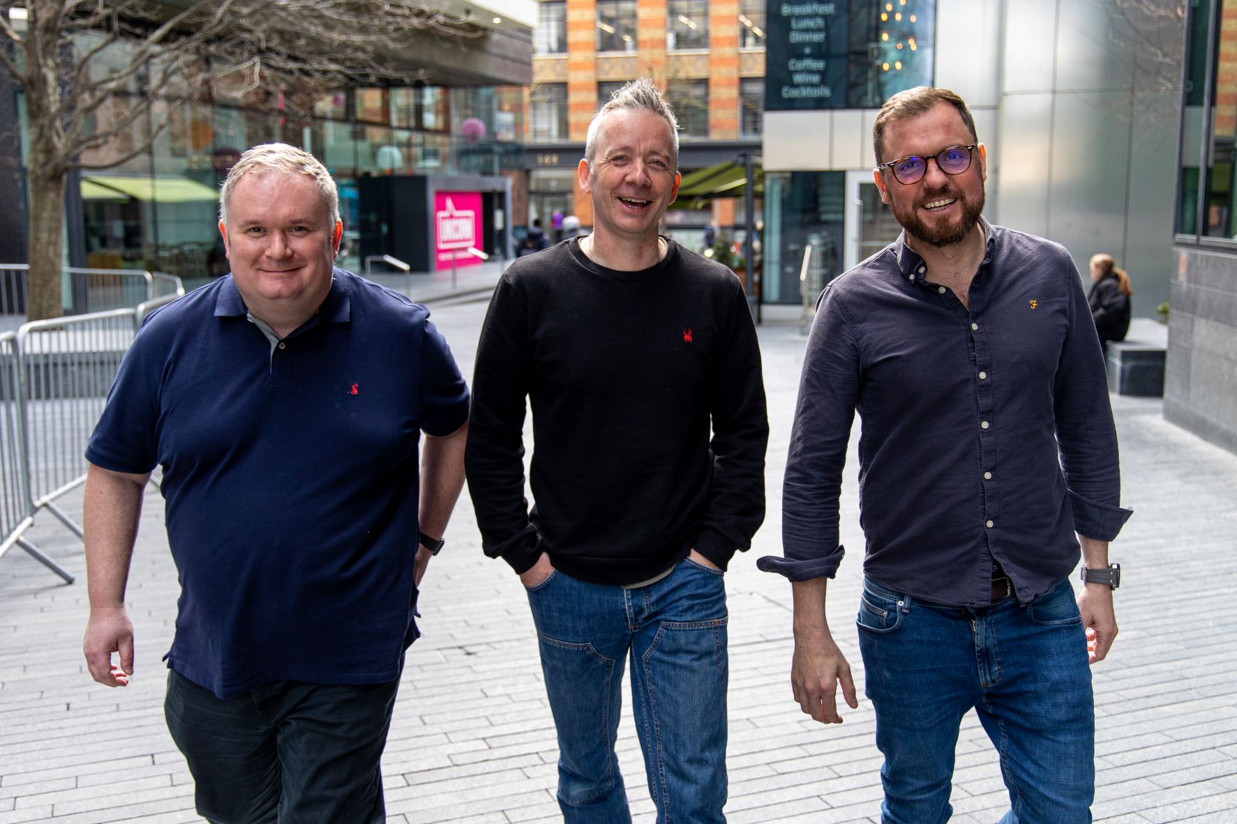 Send co-founders - Andy Moss, Ben Huckel and Matt McGrillis