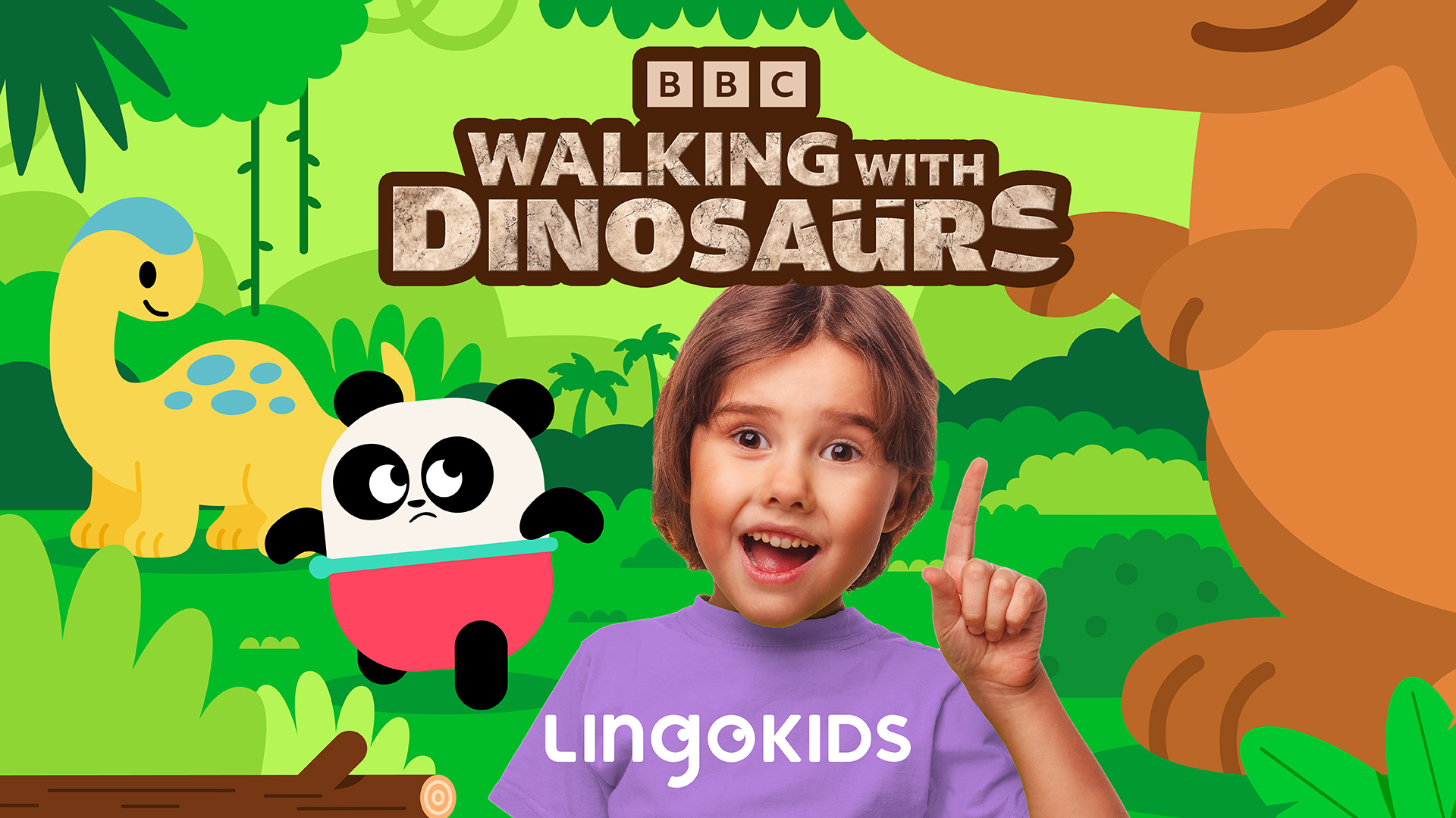 Lingokids and BBC Earth are launching an exclusive Walking with Dinosaurs Lesson in the Lingokids app.