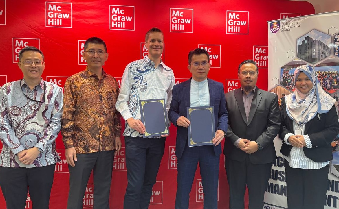 New agreement builds on an existing relationship with UiTM, expanding its use of McGraw Hill's state-of-the-art digital content for its over 35,000 learners