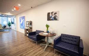 Interior photo of Elevar Therapeutics' new corporate headquarters in Fort Lee, New Jersey