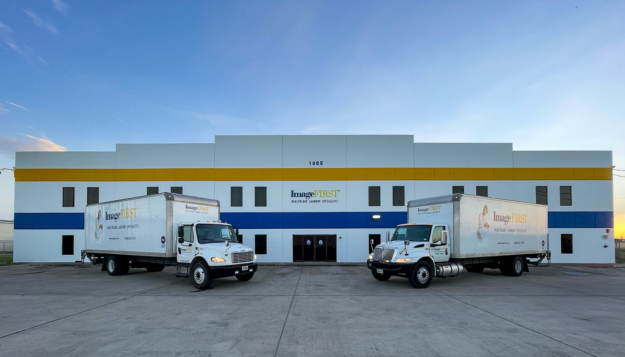 ImageFIRST Linen Delivery Trucks