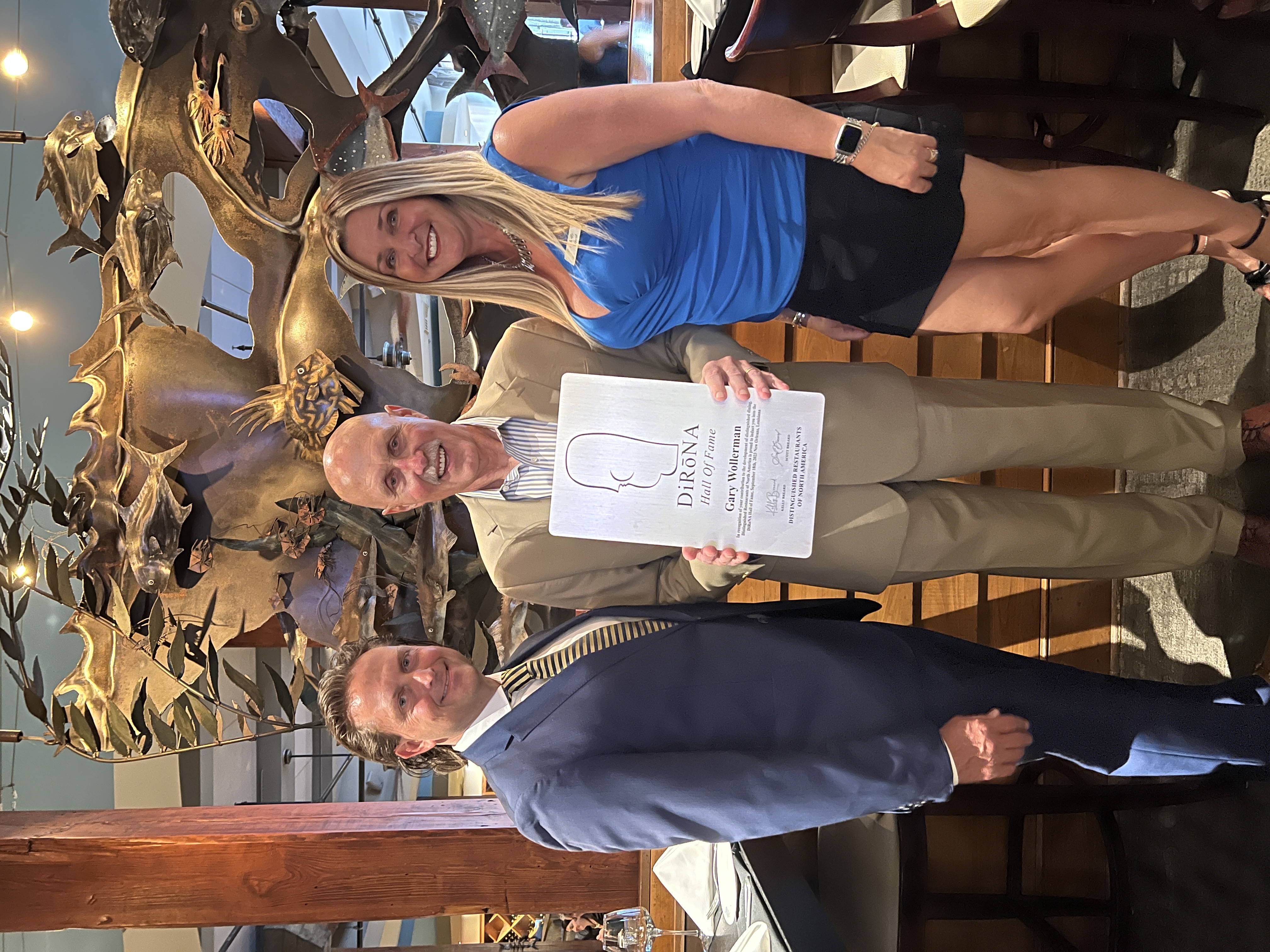 Gary Wollerman, Owner Of Acclaimed GW Fins Restaurant In New Orleans, Inducted Into DiRoNA Hall of Fame