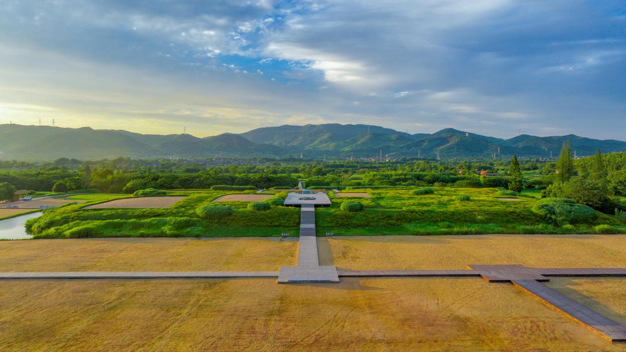 Damojiao Mountain in the Archaeological Ruins of Liangzhu City Park