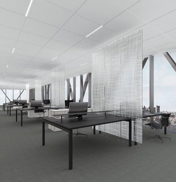 Infusions™ Resilient Partitions and Health Zone® Ceilings Office