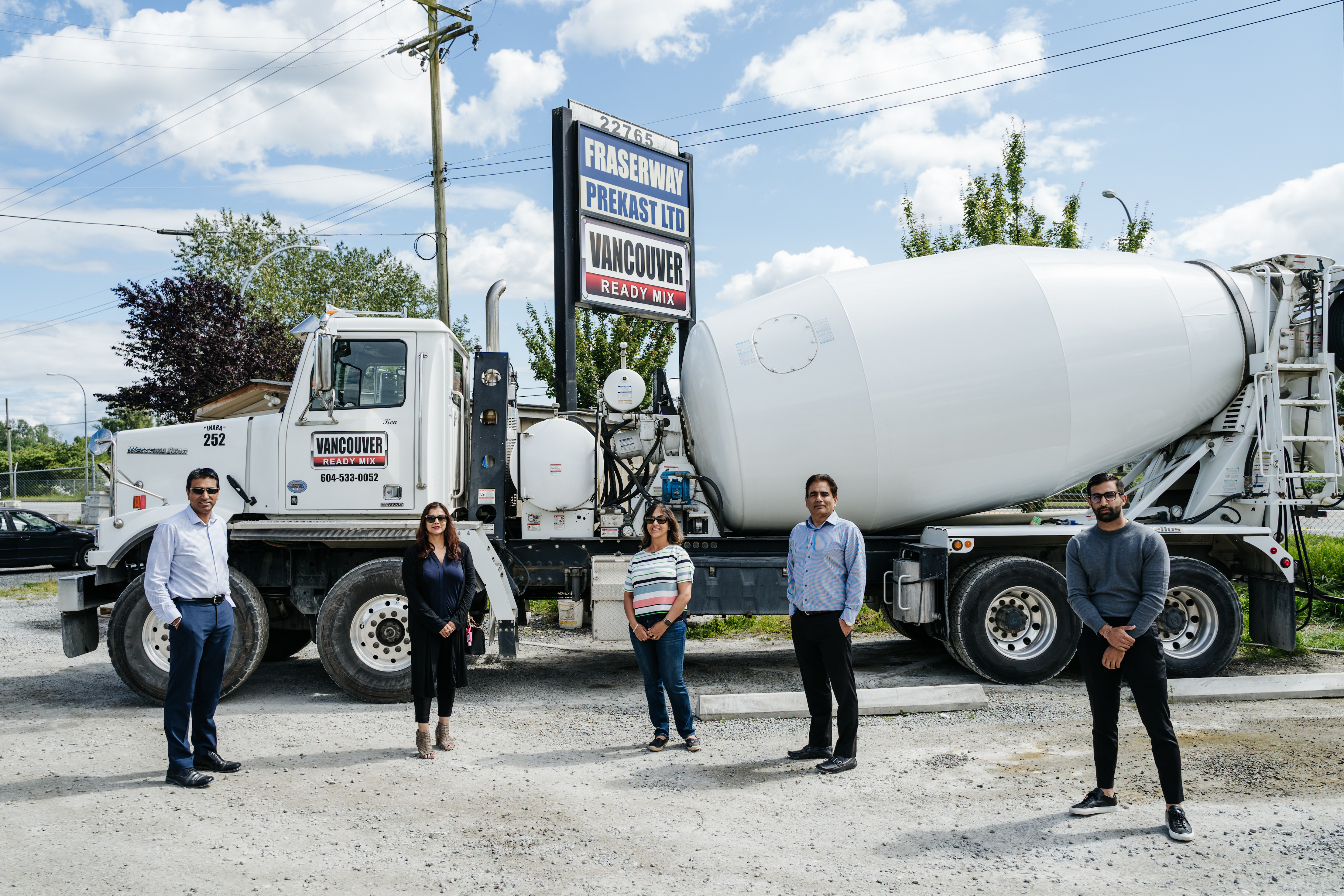 Leadership Team of BM Group of Companies at Vancouver Ready Mix and Fraserway Prekast