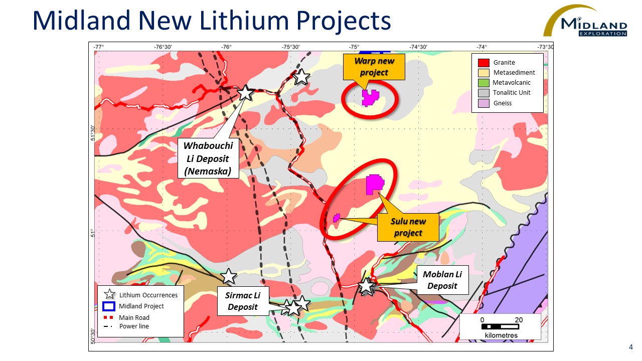 Figure 4 Midland New Lithium Projects