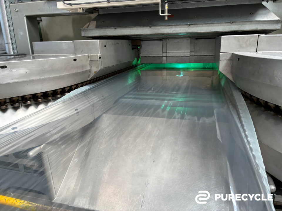 PureCycle's PureFive™ resin was transformed into 16,000 meters of BOPP film during the latest trials at Brückner.