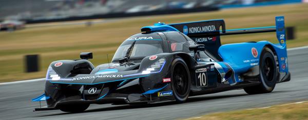 The No. 10 Konica Minolta Acura ARX-05 show car will be on site at its 2021 Dealer Summit, its first time on public display.