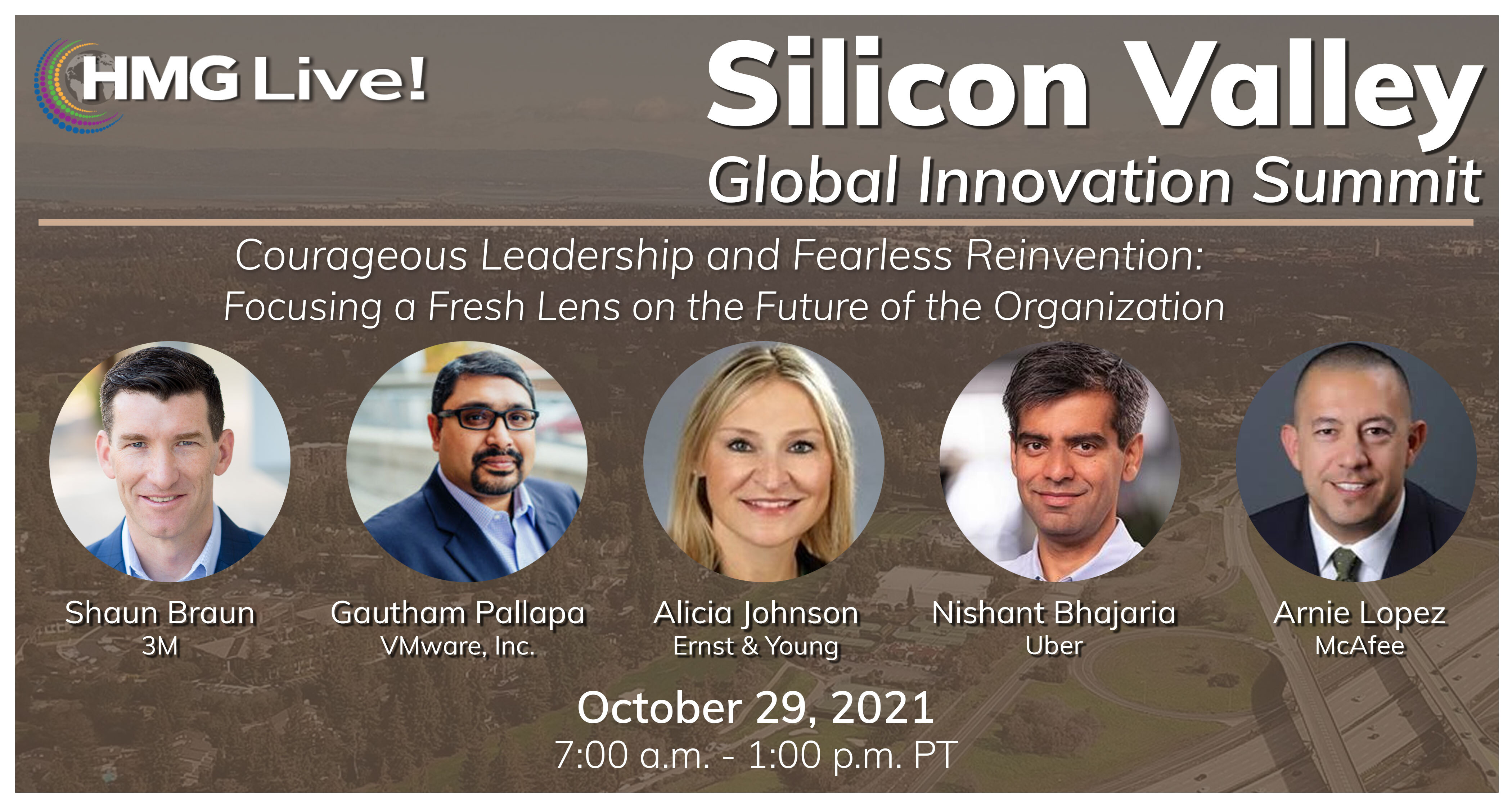 Attend the In-Person 2021 HMG Live! Silicon Valley Global Innovation Summit