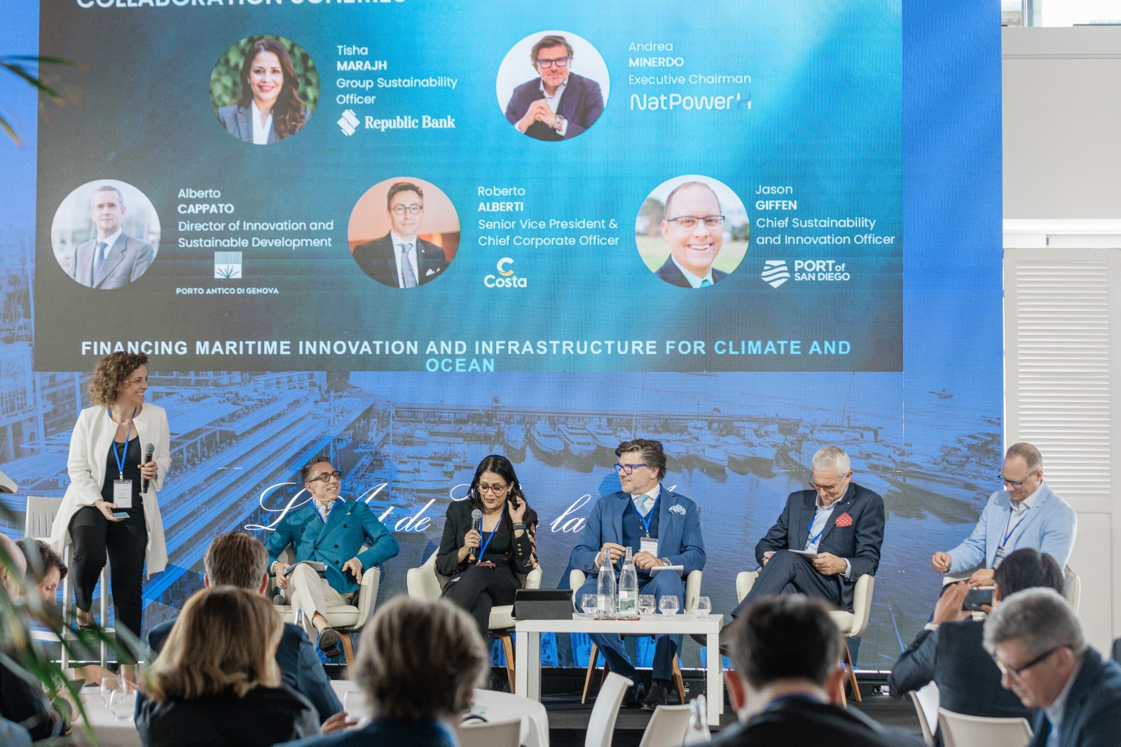Monaco: at the Yacht Club, Blumorpho pushes maritime finance forward, 'No time to waste'