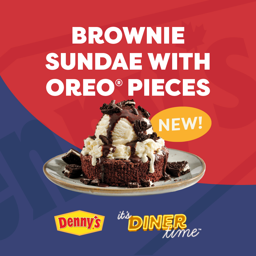 Brownie Sundae with Oreo Pieces