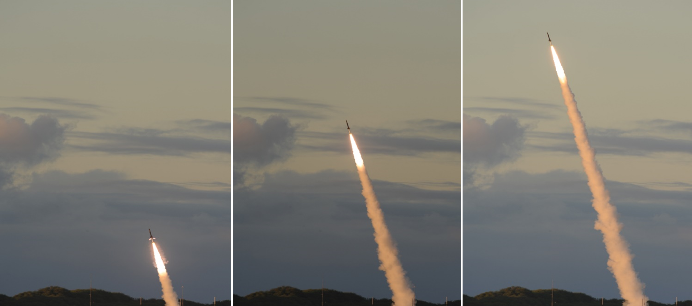Successful ARAV-B launch sequence