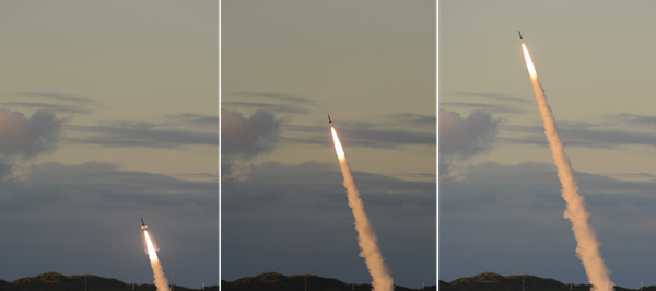 Successful ARAV-B launch sequence