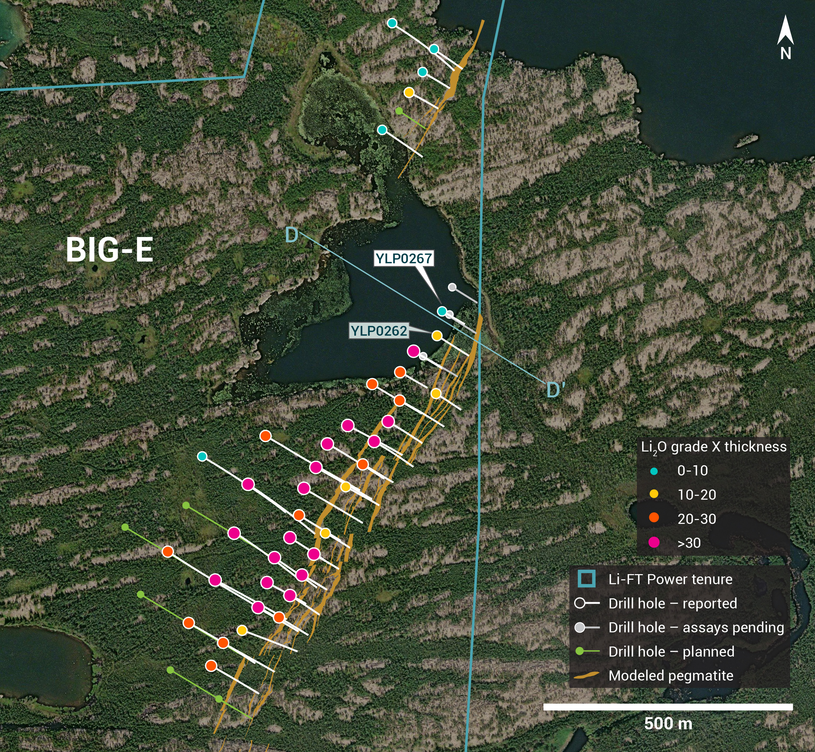 Individual Drill plans YK pegmatites Big E NR32 GT for May 21