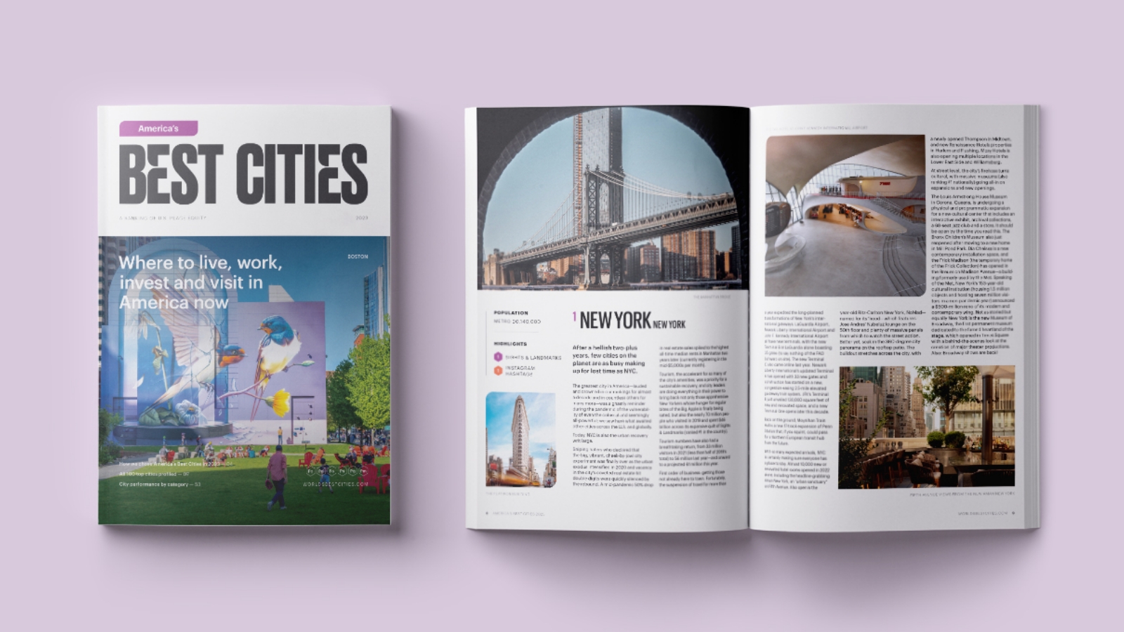 2023 America's Best Cities Report cover
