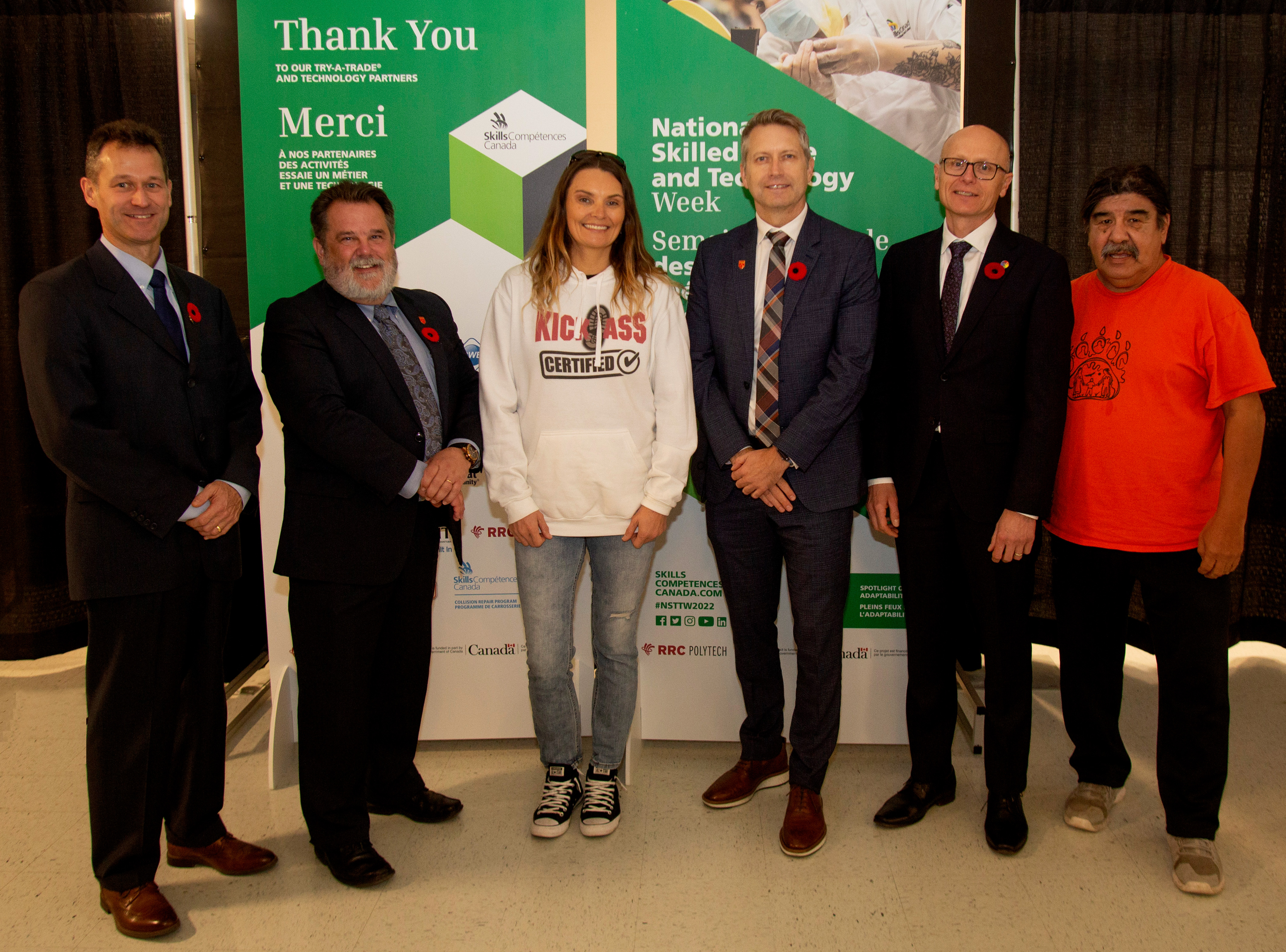 Skills/Compétences Canada (SCC) lance la 18e Semaine nationale des métiers spécialisés et des technologies au Red River College Polytech, Notre Dame Campus, à Manitoba, Winnipeg.