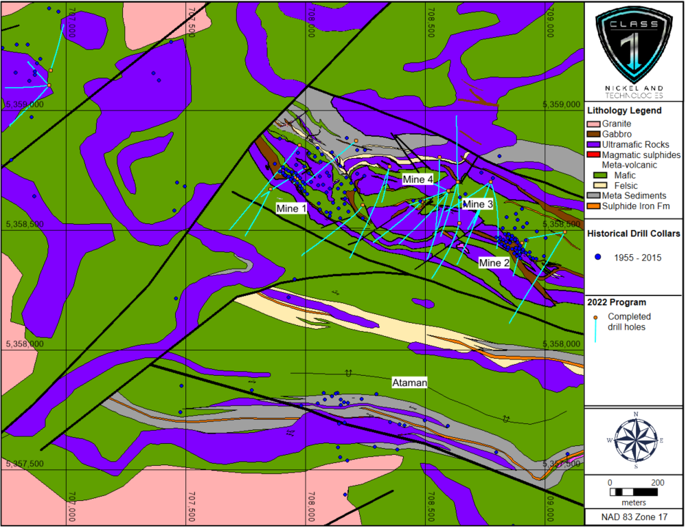 Figure 2: Completed drilling at Marbridge.