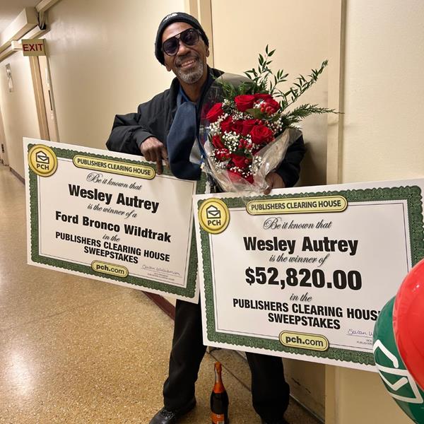 Wesley Autrey "Subway Hero" Wins PCH Sweepstakes