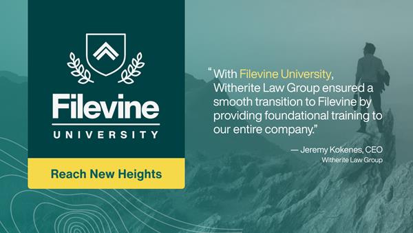 Filevine University Customer Testimonial