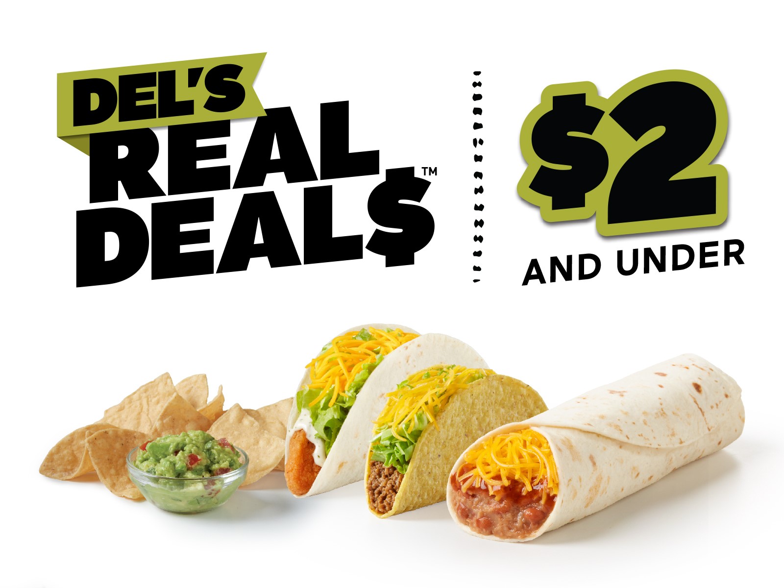 Del Taco Debuts New Del’s Real Deal$™ Menu With 15 Items