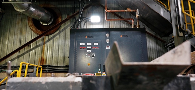 Figure 1: Inside Beacon Gold Mill (Gold pour room) 