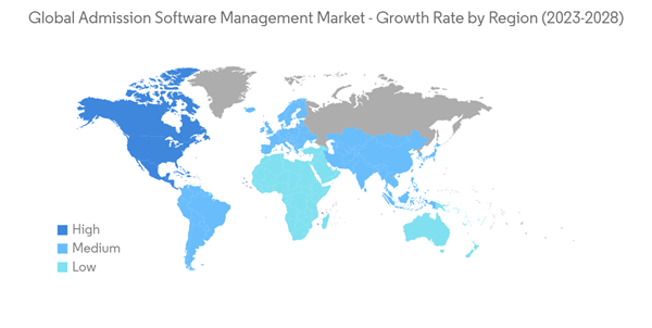 Admission Management Software Market Global Admission Software Management Market Growth Rate By Region 2023 2028