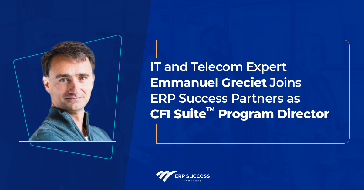 A senior director with more than 30 years of experience in the North American, European and Middle Eastern markets, Emmanuel Greciet is ready to help leading ERP consulting firm ERP Success Partners evolve into a SaaS provider for the Contract Furniture Industry.