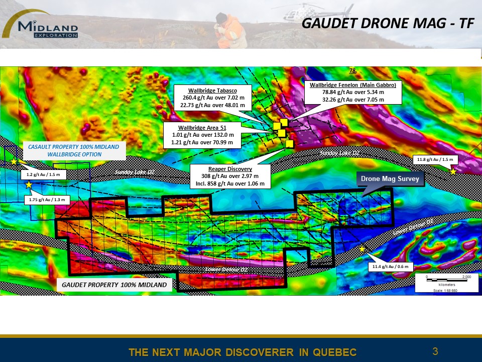 Figure 3 Gaudet New Drone Mag Results