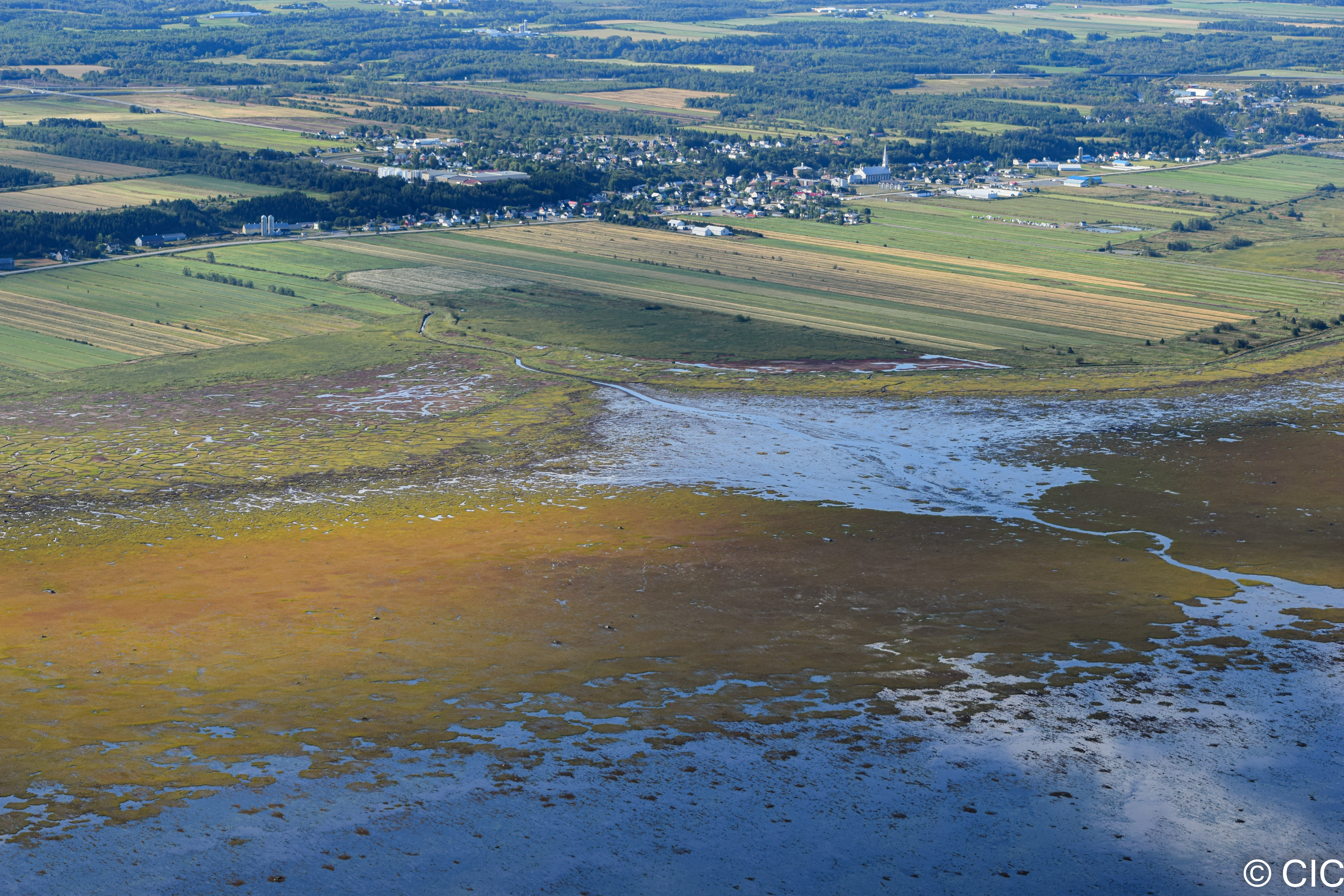 Relevé aérien du Bas-Saint-Laurent