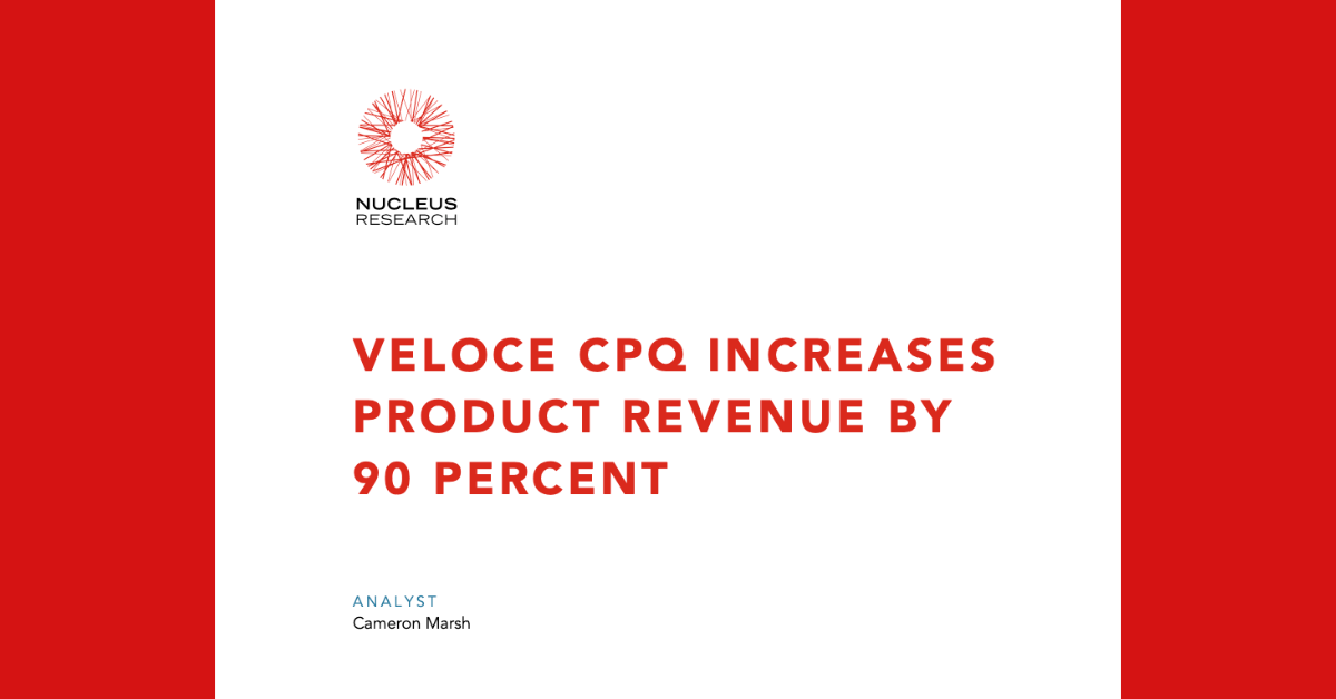 Increased Operational Efficiency and Revenue With Veloce CPQ thumbnail