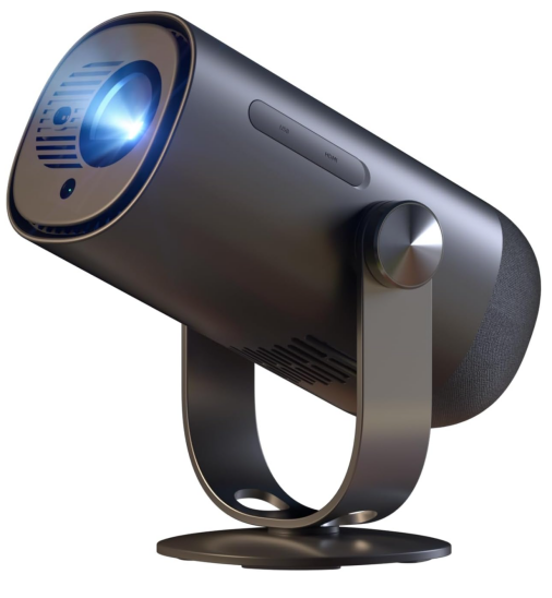 Portable 1080p Projector with Built-In Battery