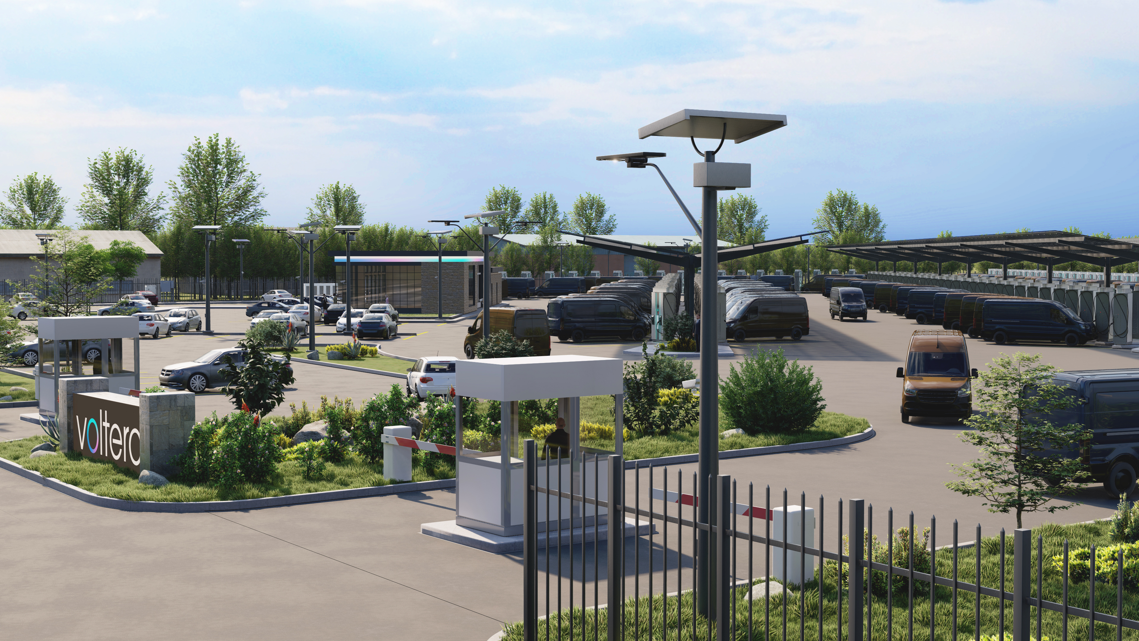 Voltera EV charging facility example